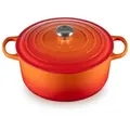 Produktbild: LE CREUSET Bräter Signature Gusseisen-Bräter orange|rot Ø 28 cm