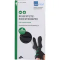 Produktbild: PROVITAL Reisekniestrümpfe Gr.39-42 schwar.Baumw. 2 St.