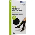 Produktbild: 2x PROVITAL Reisekniestrümpfe Gr.39-42 schwar.Baumw. 2 ST