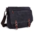 Produktbild: Umhängetasche Herren Schultertasche 16 Zoll Kuriertasche Canvas Laptop Tasche...