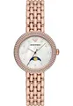 Produktbild: Emporio Armani Damen, Moonphase Edelstahluhr, 32 mm Gehäusegröße mit Edelstahlarmband