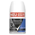 Produktbild: Rexona Men Maximum Protection Deo Roll-On Cobalt Dry Anti Transpirant mit 3x Schutz bei Stress, Hitze & Bewegung 96 Stunden extremer Schutz 6 x 50 ml
