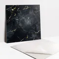 Produktbild: Selbstklebende PVC-Fliesen Wand- und Bodenpaneel Marmor Mit Gold
