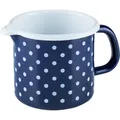 Produktbild: Riess Schnabeltopf 10 cm 0,75L Pünktchenblau
