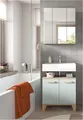 Produktbild: xonox Badezimmer Star 2 tlg. Badkombination Badmöbel Badset Grün 60x190x34