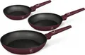 Produktbild: Berlinger Haus Titanpfannen 3er Set BH-8048 Bordeaux