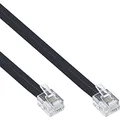 Produktbild: InLine 18848A Modularkabel RJ12, Stecker / Stecker, 6adrig, 6P6C, 0,5m