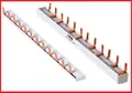 Produktbild: Sammelschiene Phasenschiene Kammschiene 1 Phasen  Schiene 12 Polig 10mm²