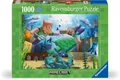 Produktbild: Ravensburger Puzzle 1000 Teile Puzzle Minecraft Mosaic 12000421, 1000 Puzzleteile