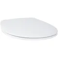 Produktbild: GROHE WC-Sitz Bau Keramik 39493000, oval, aus Duroplast, mit Absenkautomatik und Edelstahlscharnier, alpinweiß