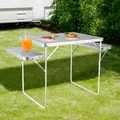 Produktbild: Campingtisch mit seitlichen Ablagen Maße: ca. 116/79,5 x 60 x 70cm