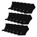 Produktbild: PUMA 9 Paar Unisex Herren Damen Sportsocken Kurzsocken Sneaker Socken, Farbe:Schwarz, Größe:35-38, Artikel:-200 black