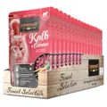 Produktbild: LEONARDO Frischebeutel [16x85g Kalb + Gemüse] | Getreidefreies Nassfutter für Katzen | Feuchtfutter Alleinfutter im Einzelportionsbeutel