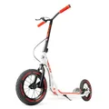 Produktbild: MGP Madd Gear Metro Glide 300 City Kinder Roller Scooter Tretroller weiß rot