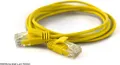 Produktbild: Wantec Patchkabel UTP CAT6a d=2,8mm 0,10m gelb