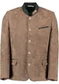 Produktbild: OS Trachten Herren Trachtensakko Janker Trachtenjacke mit Stehkragen Cromvo, Größe:46, Farbe:mittelbraun