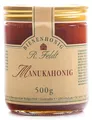 Produktbild: Manuka-Honig (Teebaum), Neuseeland, dunkel, flüssig, kräuterartig kräftig, 500g