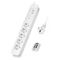 Produktbild: 1.50m LogiLink Steckdosenleiste Weiß 5 (LPS402)