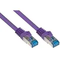 Produktbild: RNS® Patchkabel mit Rastnasenschutz, Cat. 6A, S/FTP, PiMF, halogenfrei, 500MHz, violett, 40m, Good Connections®