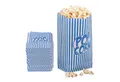 Produktbild: relaxdays Snackschale Retro Popcorntüten 144er Set, Papier, (144-tlg), Hellblau