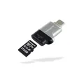 Produktbild: Integral Typ C MicroSD Kartenleser USB 3.0 OTG Adapter 5Gb/s Plug & Play schwarz