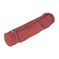 Produktbild: Bodhi Yogatasche ASANA Bag Cotton | Maharaja Collection | Yogamattentasche in verschiedenen Größen | Baumwolltasche für Yogamatte & Zubehör | inkl. Außentaschen | 70 cm | Mayuri/dunkelrot