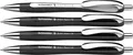 Produktbild: 3 + 1 GRATIS: Schneider Kugelschreiber Slider Rave XB schwarz Schreibfarbe blau, 3 St. + GRATIS 1 Slider Rave XB schwarz (132584)