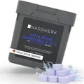 Produktbild: NASSWERK Ultra Blue Multitabs 5 in 1 für Pool (1kh bis 10kg) | 20g Langzeit Chlortabletten für Pool 5 in 1 | Mini Whirlpool Chlortabs mit Chlor, Algizid, pH Stabilisator, Reiniger & Aquamarin