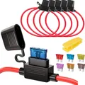 Produktbild: Kabelbinder, Sicherungshalter, , 16 AWG, 32V, 20A, Auto, Truck, 6 Stück