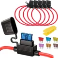 Produktbild: Sicherungshalter  16AWG KFZ LKW 32V 20A Standard Mittel 6 Stück