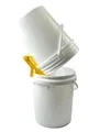 Produktbild: Eimerhalter Kunstoff für Honigeimer Honig Abfüllen Plastik Gelb
