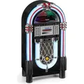 Produktbild: Karcher JB 6608D Jukebox mit Plattenspieler (CD-Player, Bluetooth, UKW / DAB+ Radio, Lightshow)
