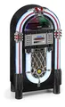 Produktbild: Karcher JB 6608D Jukebox (mit Plattenspieler - CD-Player und Bluetooth Audio Streaming, UKW und DAB+ Radio mit Senderspeicher, MP3-Wiedergabe via USB oder SD-Karte, Lightshow) schwarz