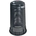Produktbild: Korbabfallsammler mit Deckel und Klemmring für 120 Liter-Säcke, 880x410x520 mm