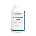 Produktbild: NatuGena SchilddrüsenGlück, 250 μg Jod & 100 μg Selen, 250 mg L-Tyrosin & 1 mg Astaxanthin pro Kapsel, 180 Kapseln (6 Monats Packung)
