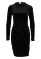 Produktbild: zero Damen Samtkleid mit hohem Kragen Black Beauty,44