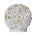 Produktbild: Schneekugel ,Frost' mit Schneeflocken-Design, LED-Beleuchtung, Batterie + Timer,