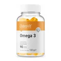 Produktbild: (Einheit/0,14€) OstroVit Omega-3 Lachsöl 90 Kaps. Hochdosiert EPA&DHA D/S