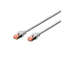 Produktbild: Digitus Patchkabel CAT6 S-FTP RJ45 Stecker LSOH Kupfer 2 m grau