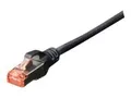 Produktbild: DIGITUS Patchkabel Cat6 S/FTP 2xRJ45 2.0m grau Hebelschutz Polybeutel
