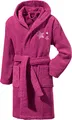 Produktbild: Erwin Müller Kinder-Bademantel mit Kapuze Frottier Beere Größe 146/152 - weich, hautfreundlich, atmungsaktiv, Stickerei Sterne (weitere Größen)