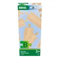 Produktbild: BRIO World – 36099 Schienen Starter Sortiment B | 12-teiliges Holzschienen