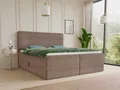 Produktbild: Sofnet Boxbett Mollo (mit zwei Bettkästen, Bonell-Matratze und Topper), Doppelbett, Polsterbett mit Kopfteil, Boxspringbett, Cordstoff