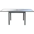 Produktbild: HOME DELUXE - Gartentisch VERANO - schnell ausziehbar 90 - 180 cm, Aluminium - Dunkelgrau