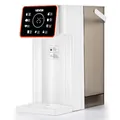 Produktbild: VEVOR Instant-Heißwasserspender, kochend heißer Wasserspender mit 6 einstellbaren Temperaturen & 8 Wassermengen & 3 L abnehmbarem Wassertank, schnelles Aufheizen mit Touchscreen und Kindersicherung