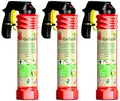 Produktbild: F-Exx 8.0 Bio 3er Pack Haushalt Schaum Allround-Feuerlöscher ohne Treibgas