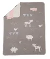 Produktbild: David Fussenegger Babydecke Juwel 'Bauernhof' 70 x 90 cm Rauch