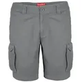 Produktbild: BlauerHafen Cargoshorts Herren Cargo Shorts 100% Baumwolle Hose Normale Passform Bermuda grau 40