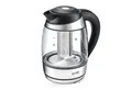 Produktbild: TZS FIRST AUSTRIA Wasserkocher Edelstahl, Glaswasserkocher, Teefilter, 1,8L, 2200W, Temperatur 40°C, 1.8 l, 2200 W, Farbwechsel, LED Beleuchtung-Farbe je nach Temperaturwahl, schwarz