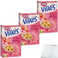 Produktbild: Dr. Oetker Vitalis Joghurtmüsli mit Erdbeerstückchen 3er Pack 3x600g usy Block